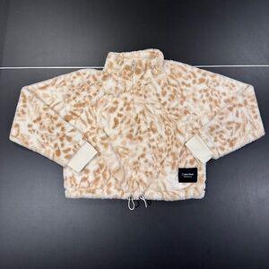 Calvin Klein Women’s Performance Fleece Pullover Cropped, Size Medium